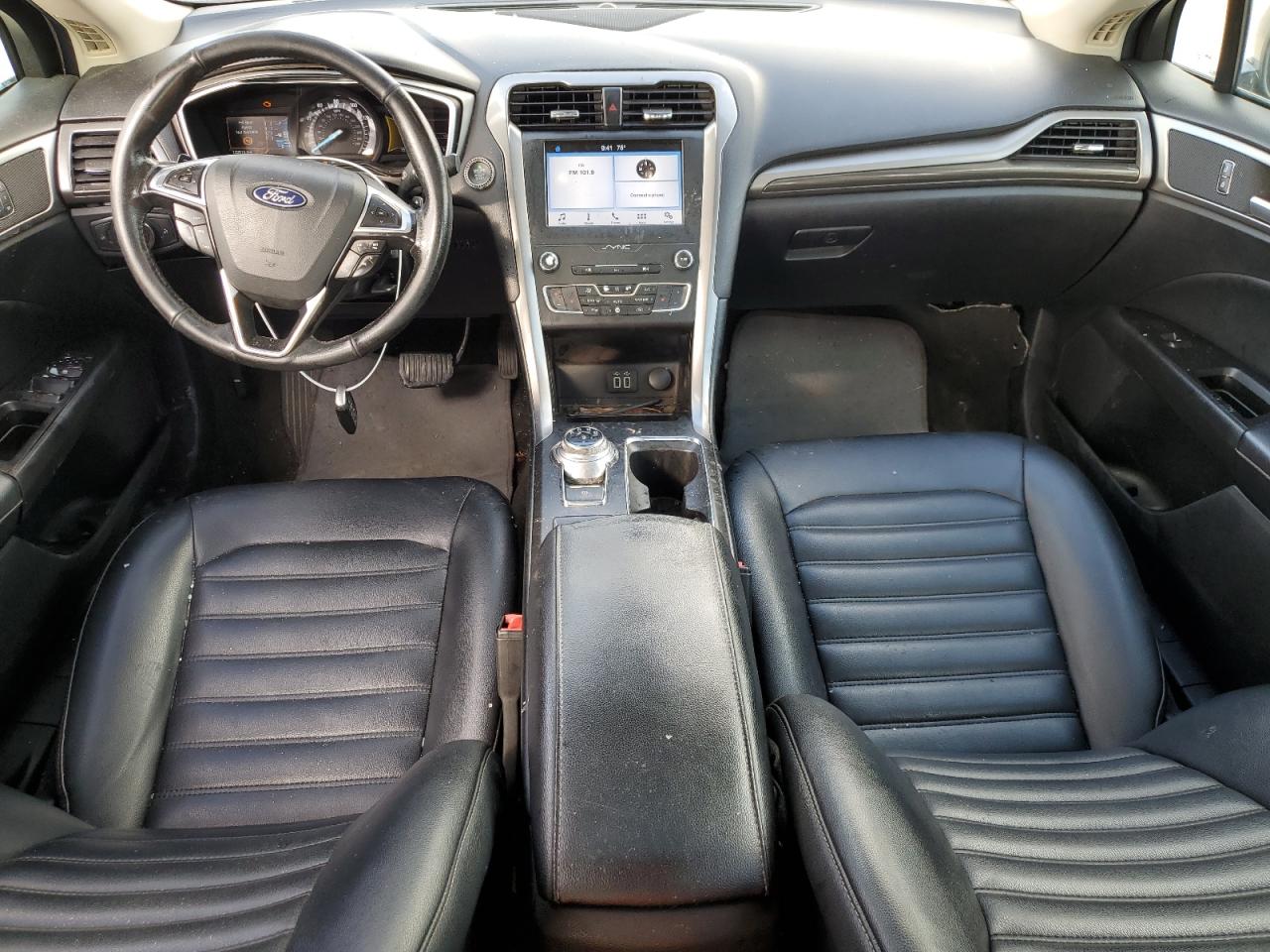 2019 Ford Fusion VIN 3FA6P0CDXKR253288 Copart auction photo, side / front end damage thumbnail 8