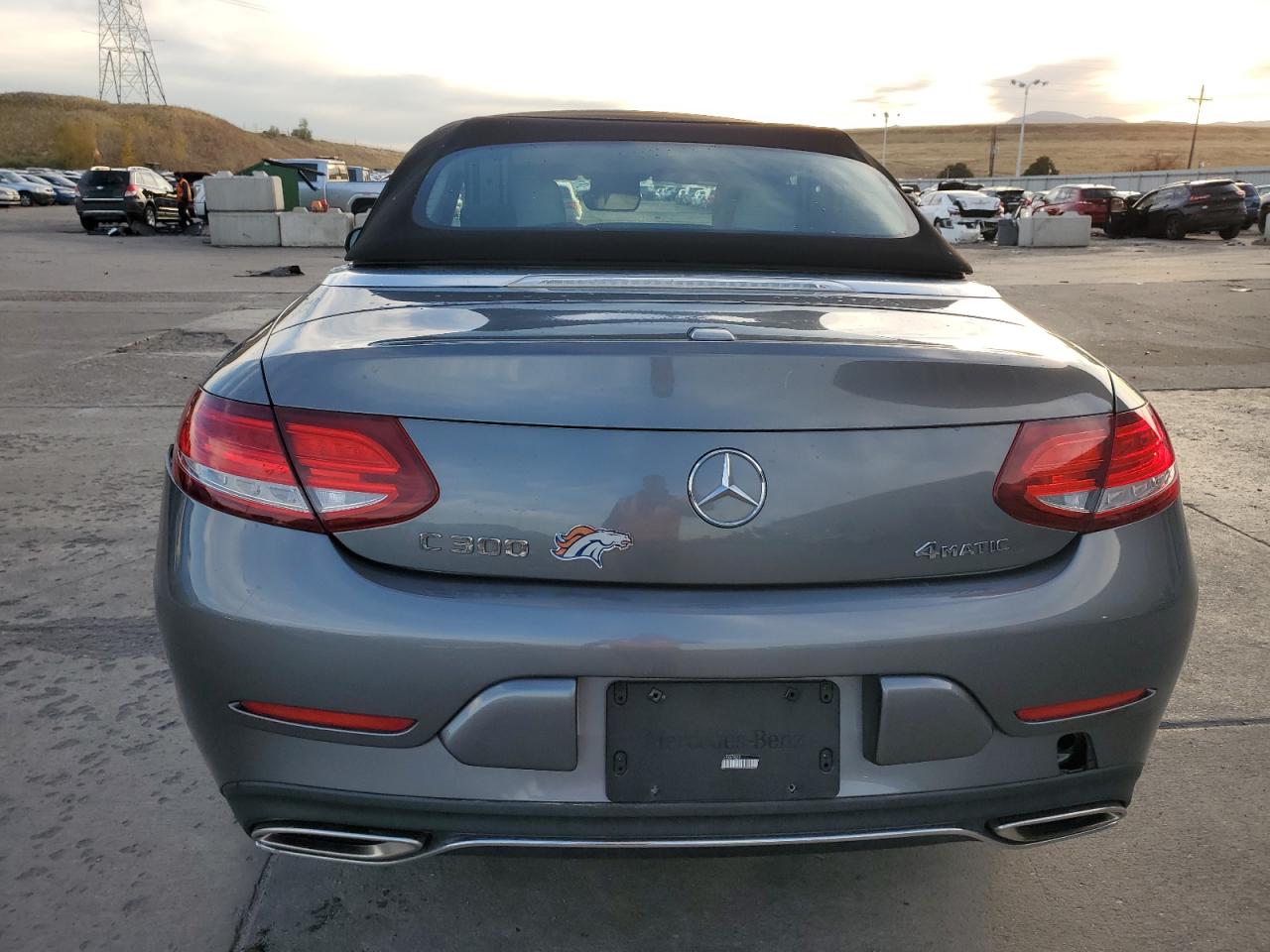 2017 Mercedes-Benz C-klasse VIN WDDWK4KB2HF507829 Copart auction photo, front end / side damage thumbnail 6
