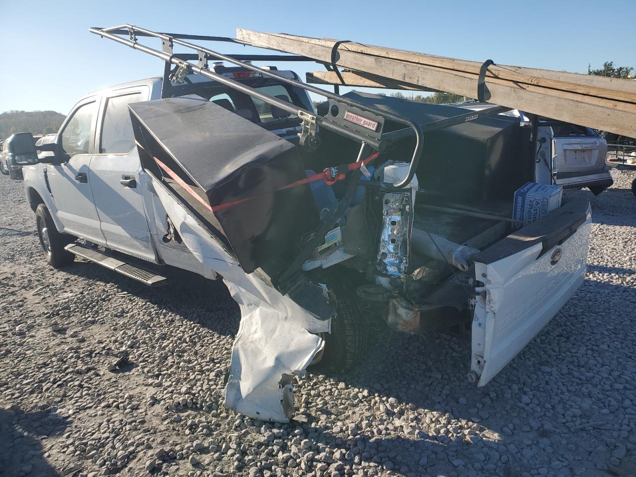 2022 Ford F250 VIN 1FT7W2B66NEE67511 Copart auction photo, rear end damage thumbnail 2