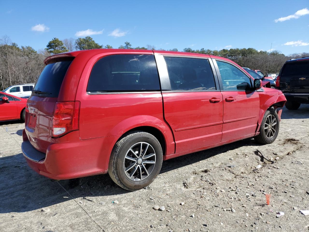 2016 Dodge Caravan VIN 2C4RDGBG9GR219957 Copart auction photo, front end damage thumbnail 3