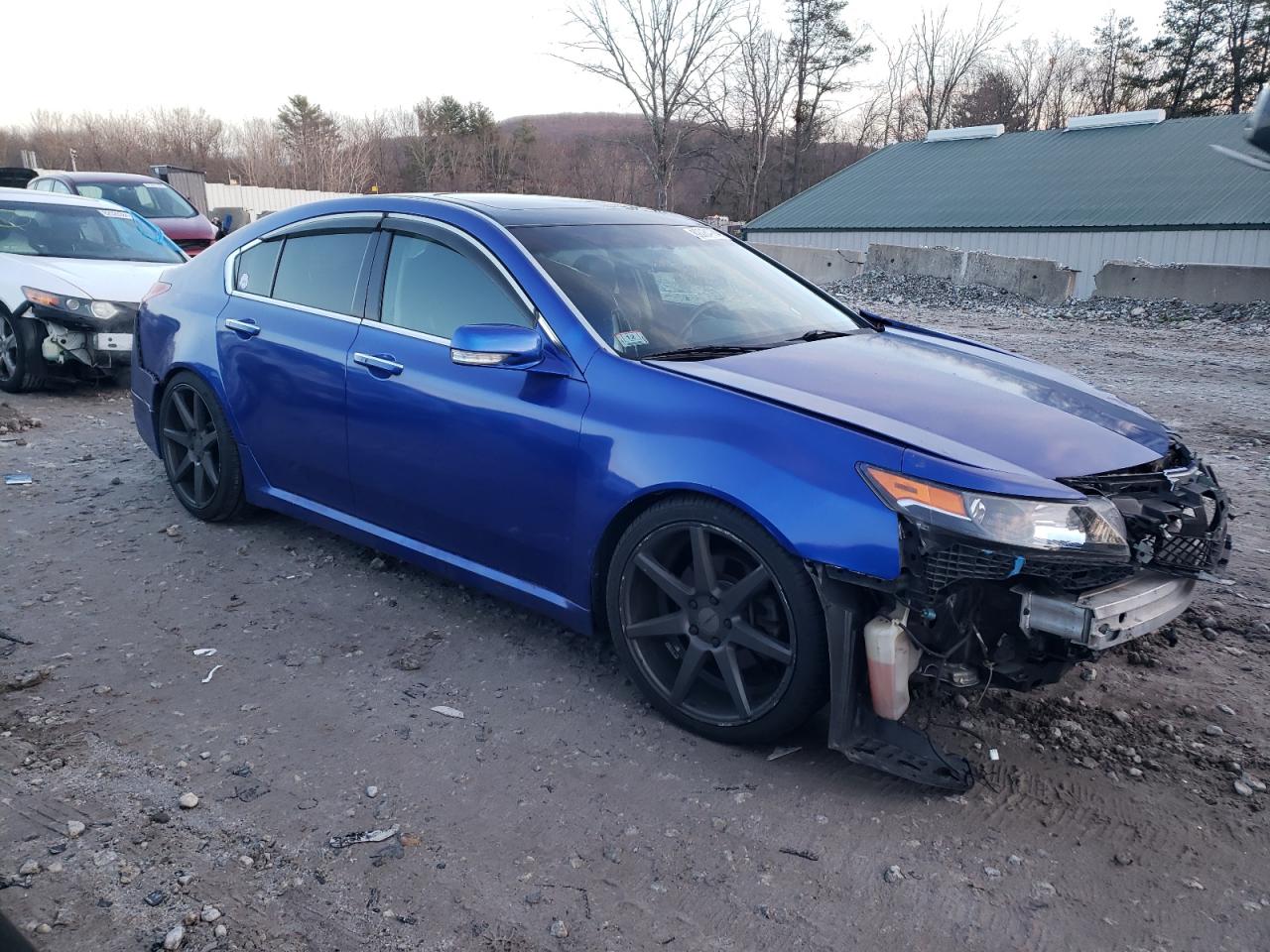2009 Acura TL VIN 19UUA965X9A004121 Copart auction photo, front end damage thumbnail 4