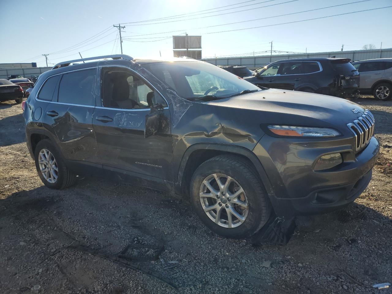 2014 Jeep Grand Cherokee VIN 1C4PJMCS5EW145961 Copart auction photo, all over damage thumbnail 4