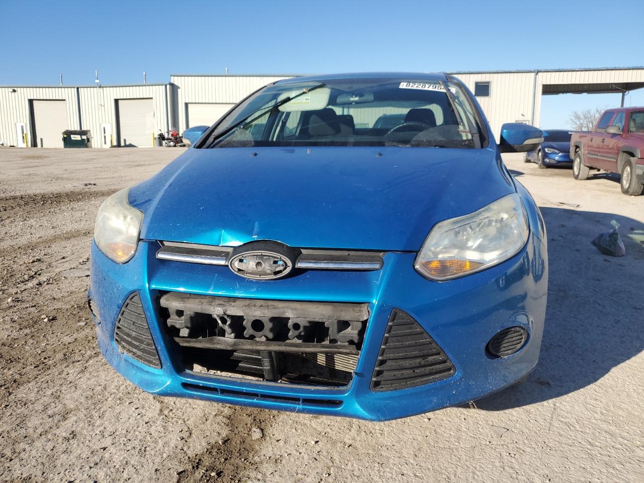 2013 Ford Focus VIN 1FADP3F26DL318478 Copart auction photo, front end / mechanical damage thumbnail 5
