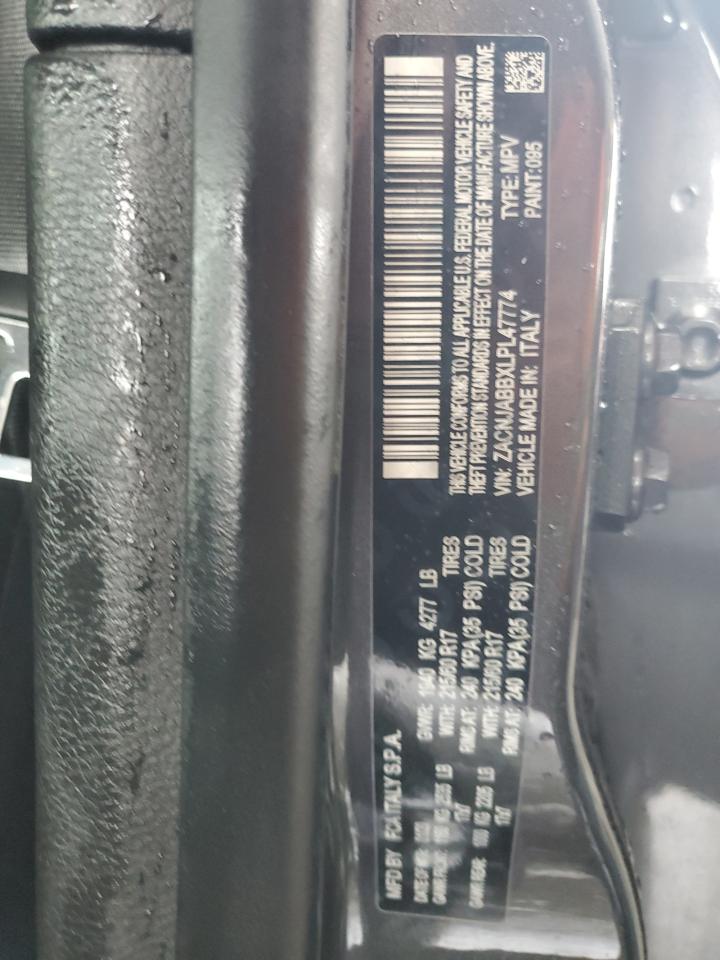 2020 Jeep Renegade VIN ZACNJABBXLPL47774 Copart auction photo, rear end / side damage thumbnail 13