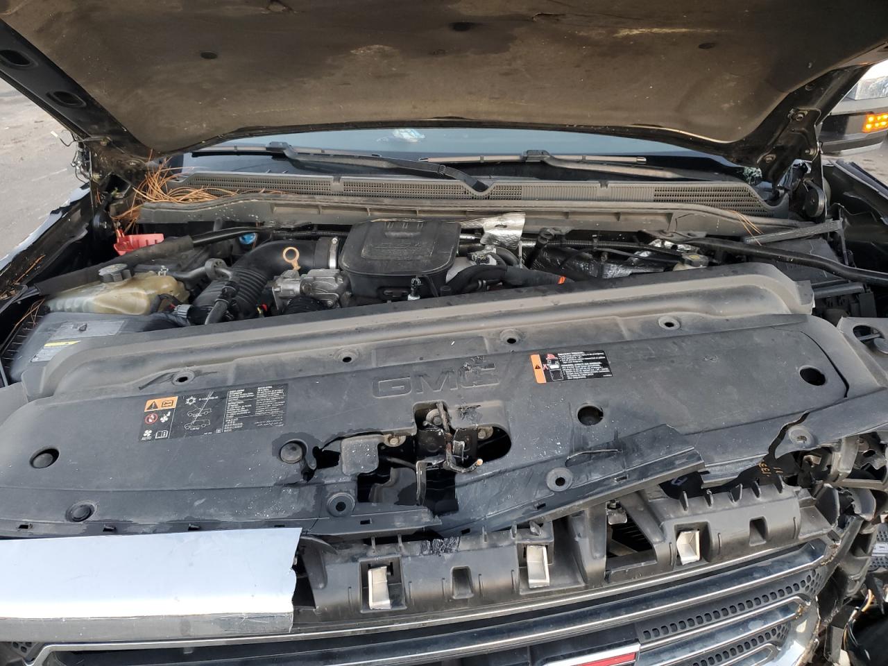 2015 GMC Sierra VIN 1GT12ZE85FF520248 Copart auction photo, front end / rollover damage thumbnail 11