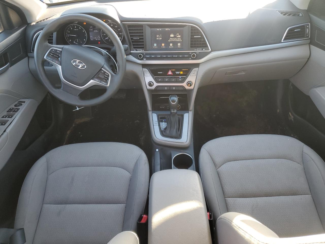 2017 Hyundai Elantra VIN KMHD84LFXHU138212 Copart auction photo, side damage thumbnail 8