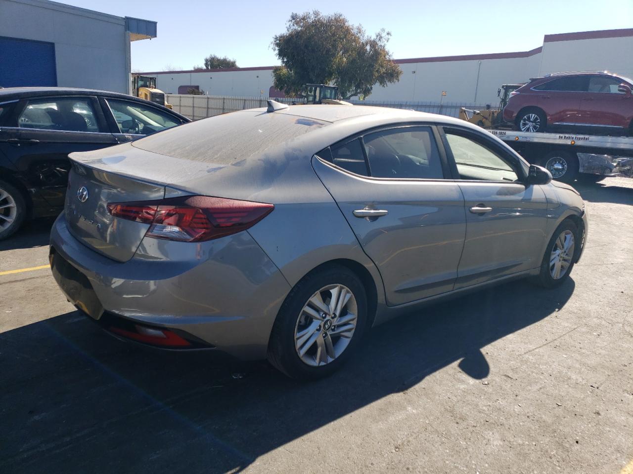 2019 Hyundai Elantra VIN 5NPD84LF7KH446072 Copart auction photo, vandalism damage thumbnail 3