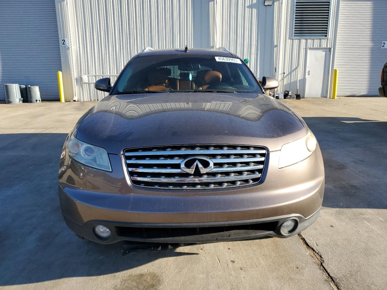 2004 Infiniti FX VIN JNRAS08U94X105140 Copart auction photo, front end damage thumbnail 5