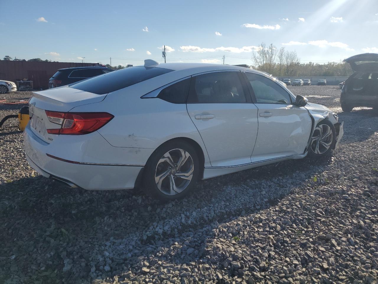 2018 Honda Accord VIN 1HGCV2F51JA018324 Copart auction photo, front end / side damage thumbnail 3