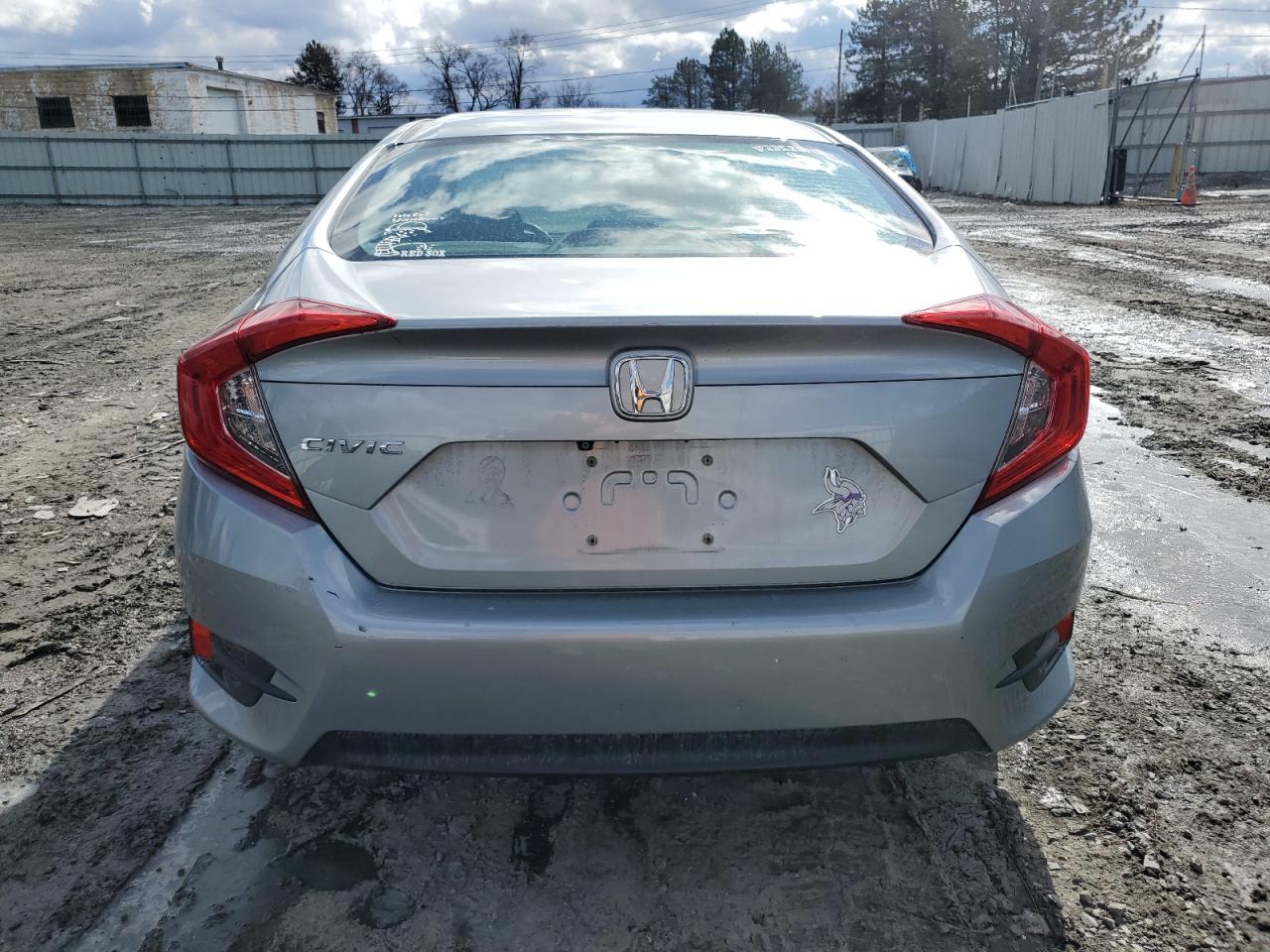 2016 Honda Civic VIN 2HGFC2F72GH503831 Copart auction photo, front end / all over damage thumbnail 6