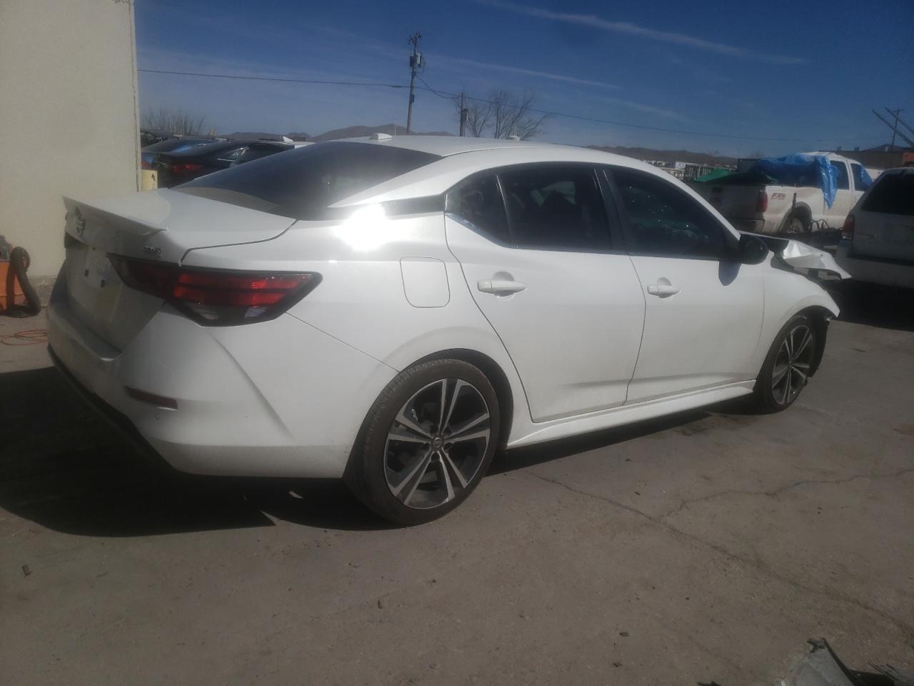 2021 Nissan Sentra VIN 3N1AB8DV6MY258296 Copart auction photo, all over damage thumbnail 3