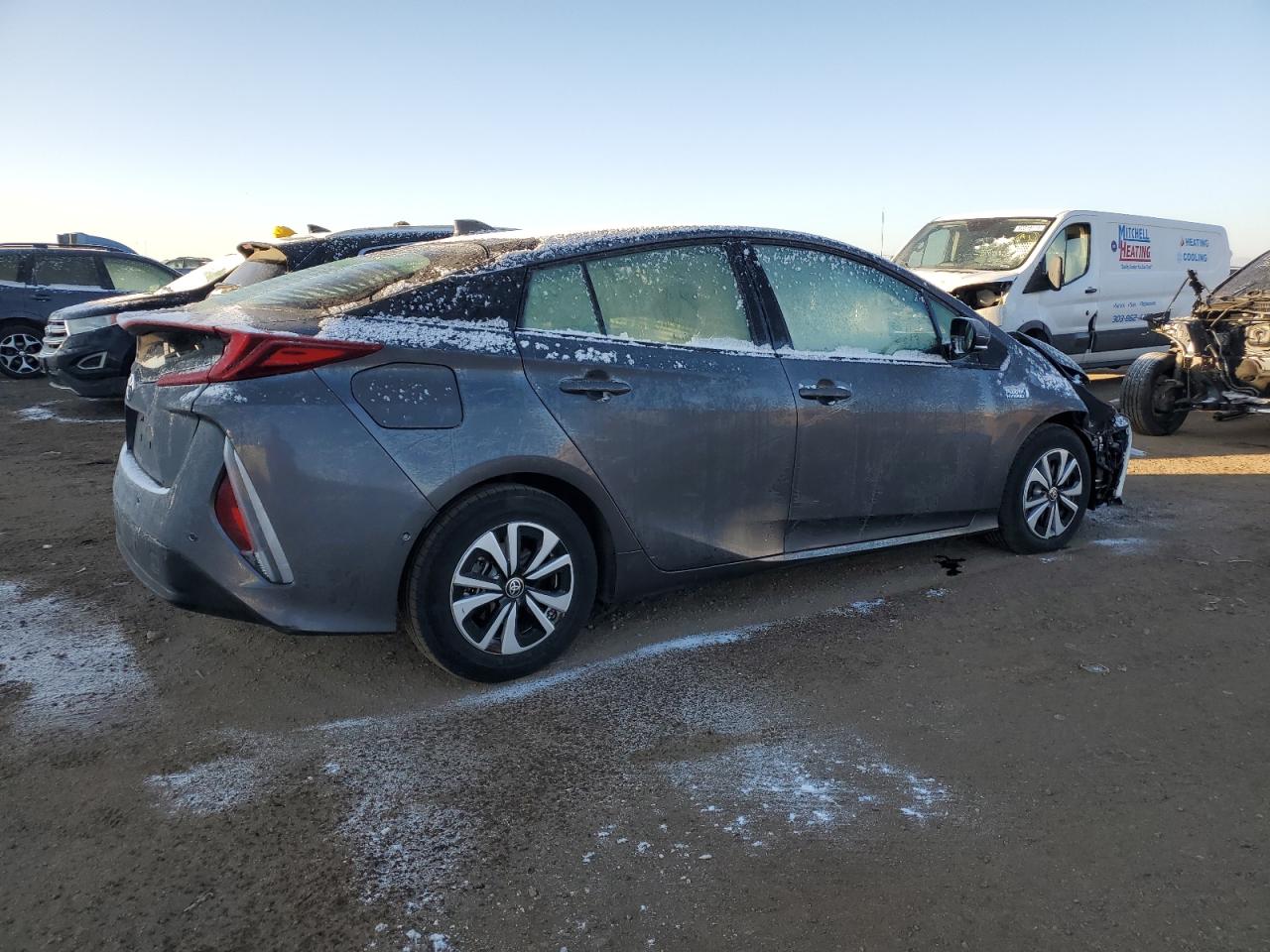2018 Toyota Prius VIN JTDKARFP5J3072522 Copart auction photo, front end / rear end damage thumbnail 3