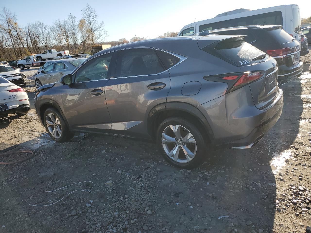 2017 Lexus NX VIN JTJYARBZ7H2062704 Copart auction photo, front end damage thumbnail 2
