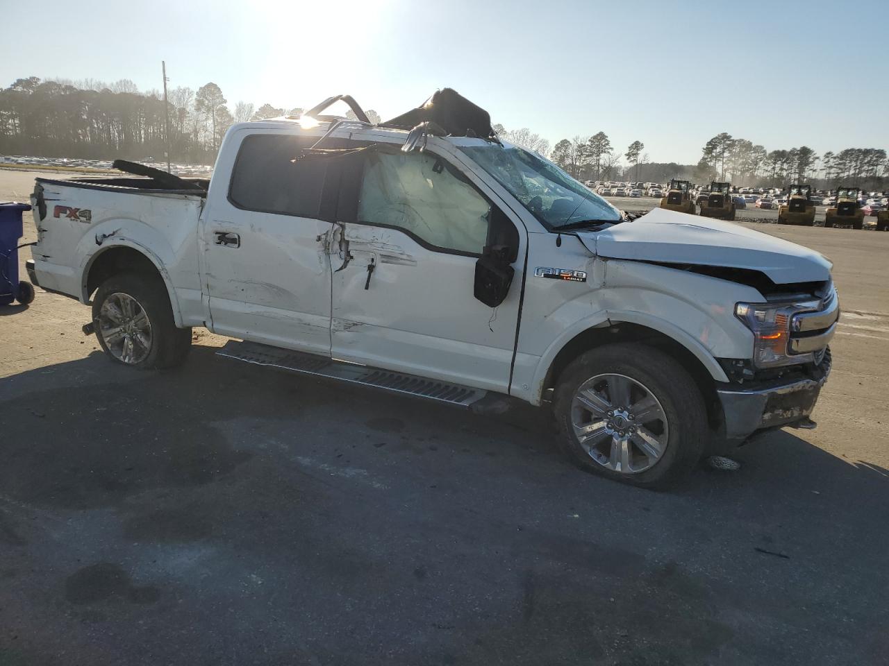 2020 Ford F-150 VIN 1FTEW1E50LFA45391 Copart auction photo, rollover damage thumbnail 4