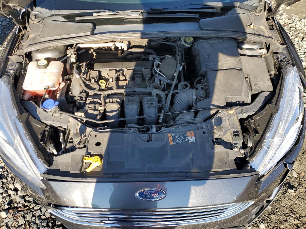 2016 Ford Focus VIN 1FADP3J25GL309301 Copart auction photo, front end / side damage thumbnail 11