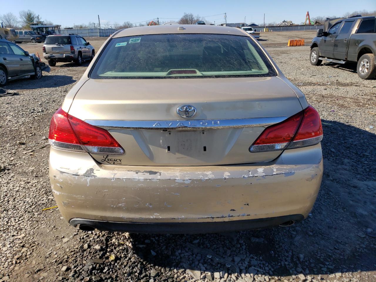 2011 Toyota Avalon VIN 4T1BK3DB9BU405846 Copart auction photo, front end / rear end damage thumbnail 6