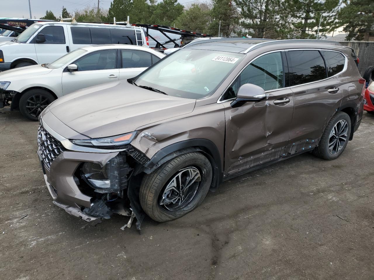 2020 Hyundai Santa Fe VIN 5NMS5CAA1LH161187