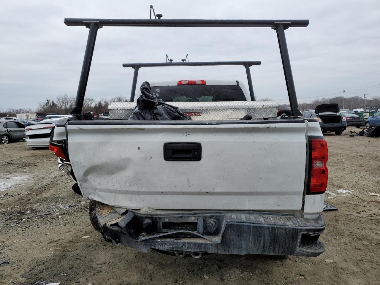2017 Chevrolet Silverado VIN 1GCRCNEH7HZ380973 Copart auction photo, rear end / undercarriage damage thumbnail 6