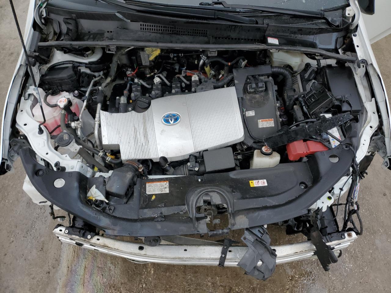 2021 Toyota Prius VIN JTDKAMFU4M3128303 Copart auction photo, all over damage thumbnail 11