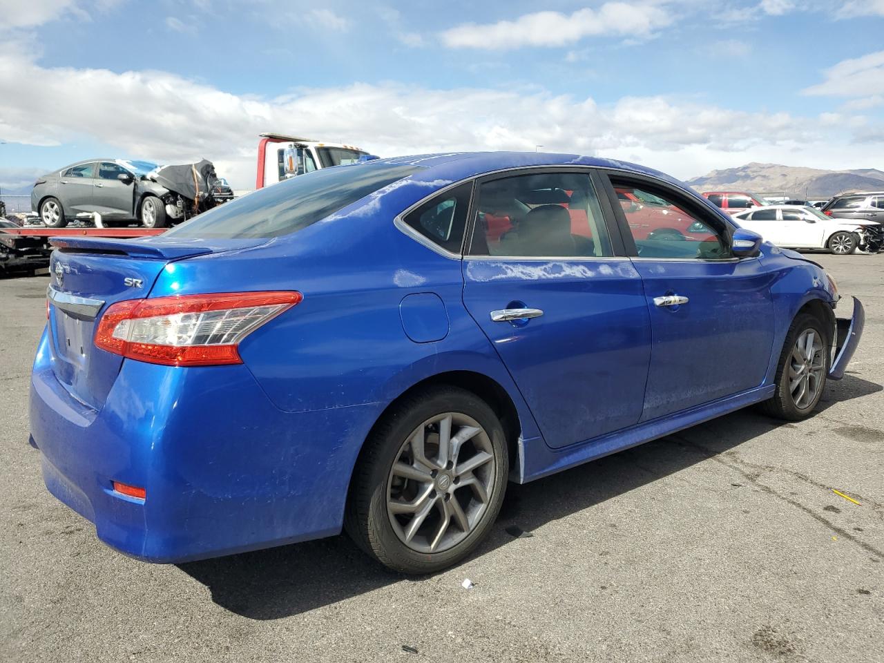 2015 Nissan Sentra VIN 3N1AB7AP2FY263871 Copart auction photo, front end / rear end damage thumbnail 3