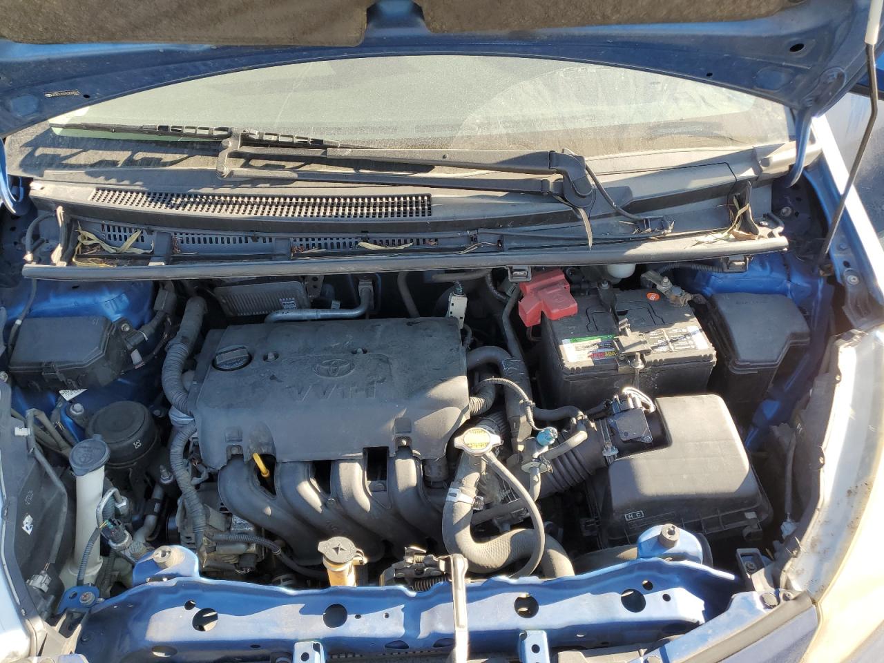 2012 Toyota Yaris VIN JTDKTUD37CD537313 Copart auction photo, front end damage thumbnail 12