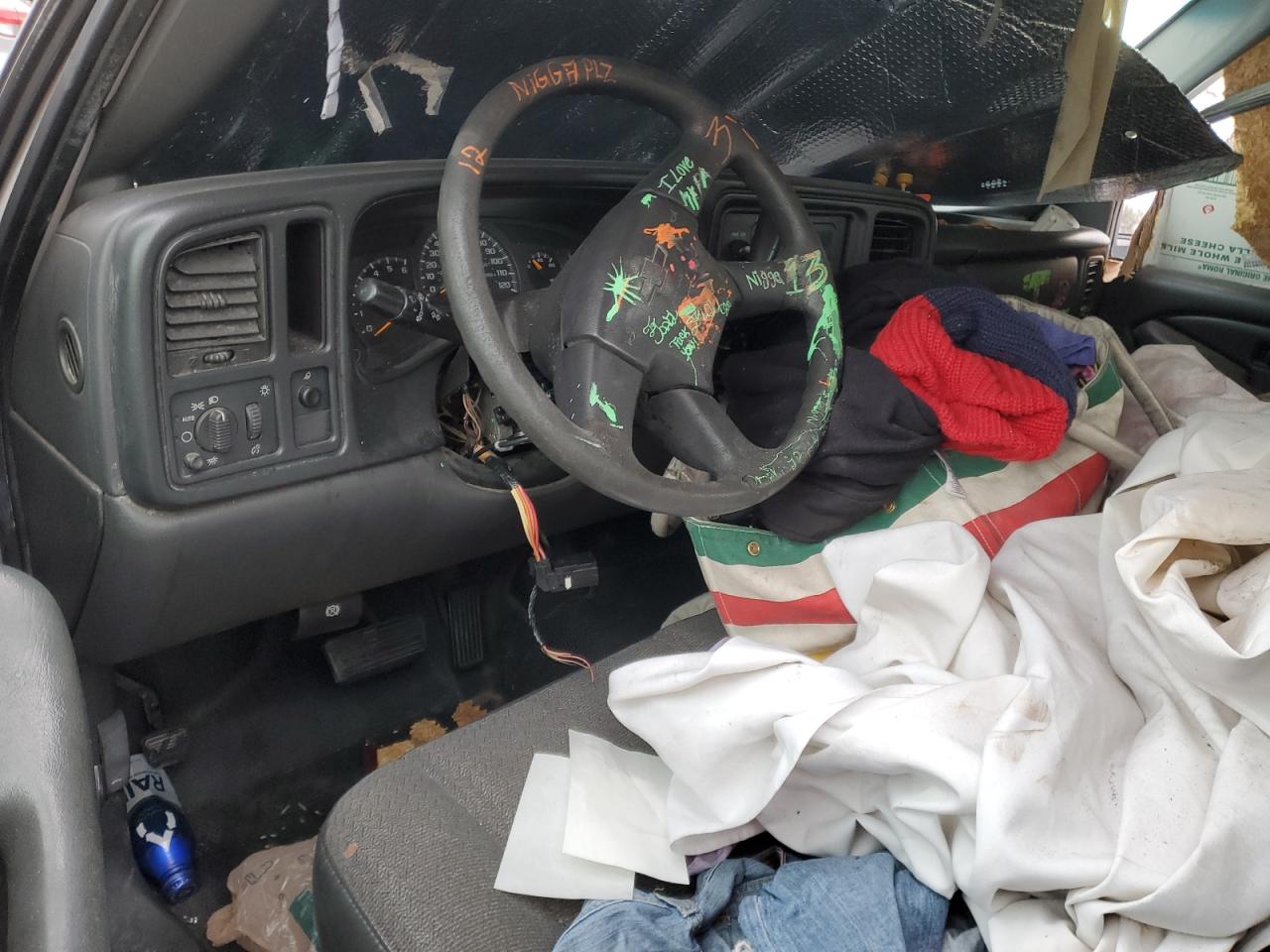 2003 Chevrolet Silverado VIN 1GCEC14X63Z179722 Copart auction photo, side / vandalism damage thumbnail 8