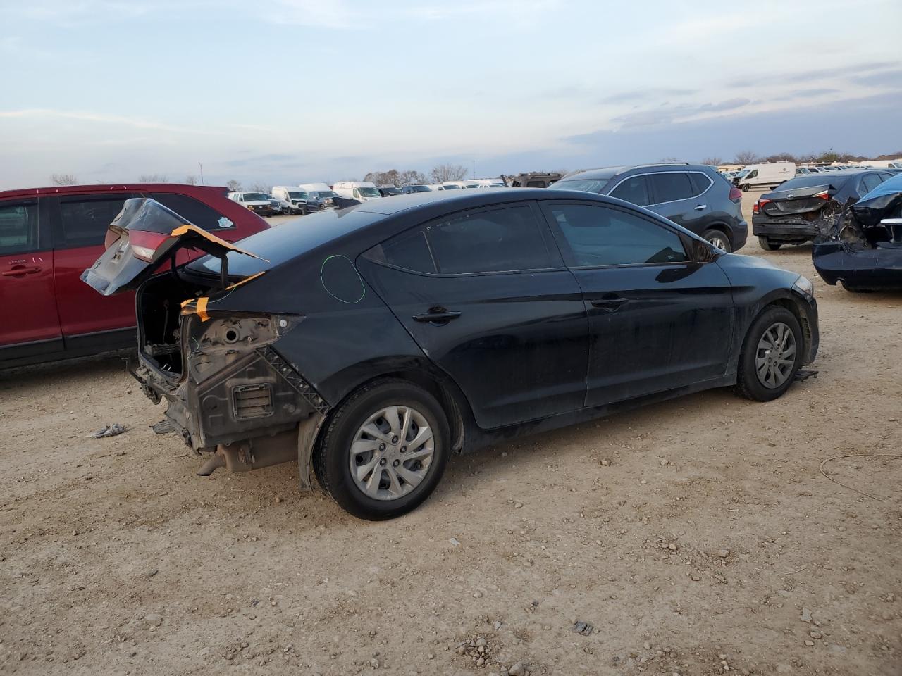 2017 Hyundai Elantra VIN 5NPD74LF6HH133400 Copart auction photo, rear end damage thumbnail 3