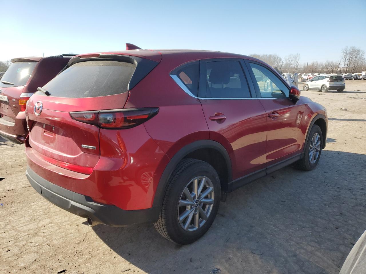 2023 Mazda CX-5 VIN JM3KFBCM9P0126344 Copart auction photo, front end damage thumbnail 3