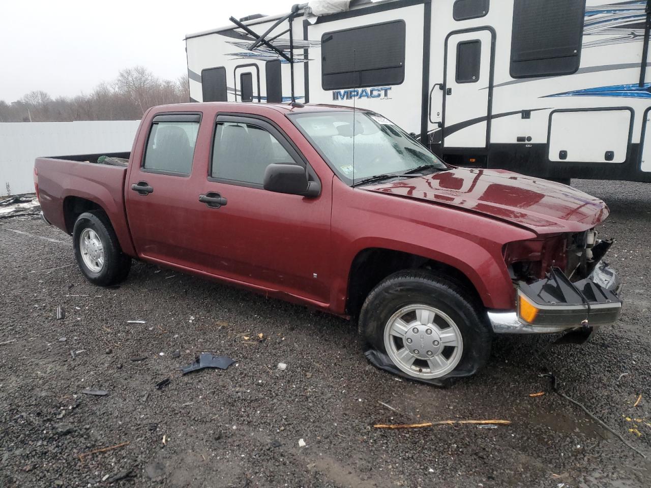 2008 GMC Canyon VIN 1GTCS13E788172107 Copart auction photo, front end damage thumbnail 4