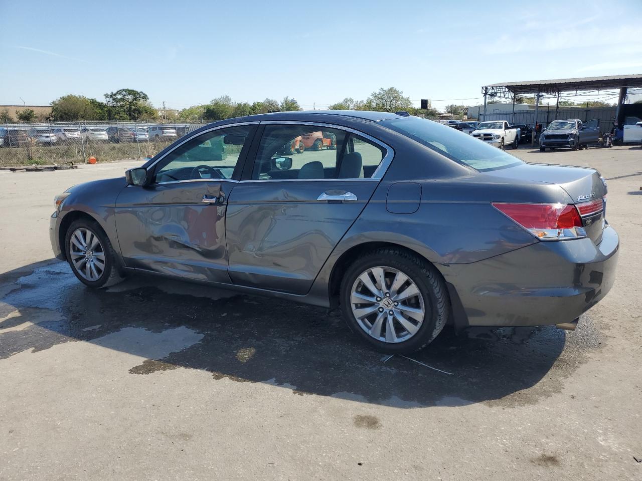 2012 Honda Accord VIN 1HGCP3F85CA038430 Copart auction photo, side damage thumbnail 2