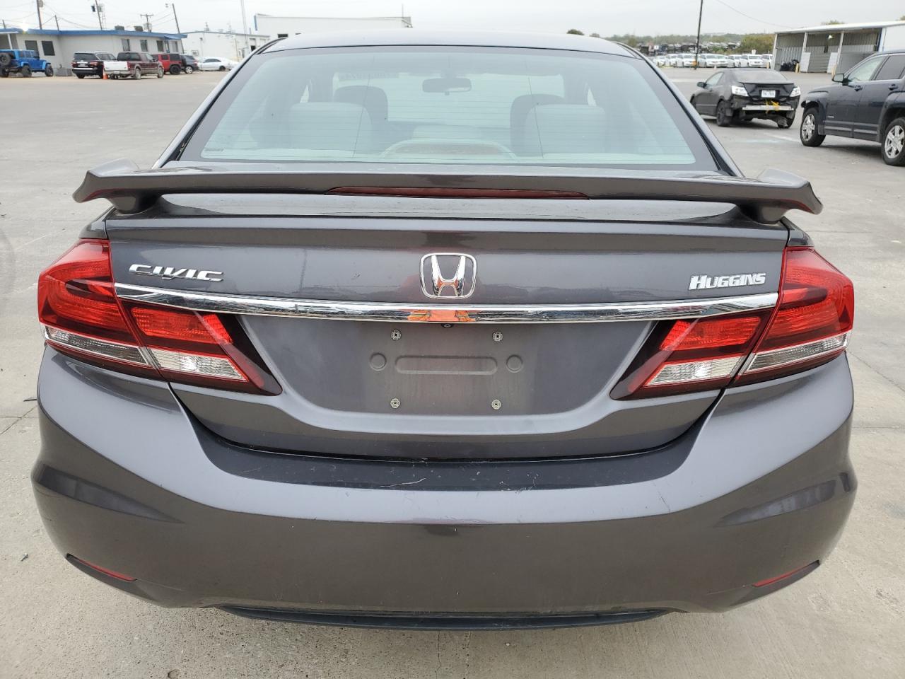 2014 Honda Civic VIN 2HGFB2F81EH558098 Copart auction photo, unknown damage thumbnail 6