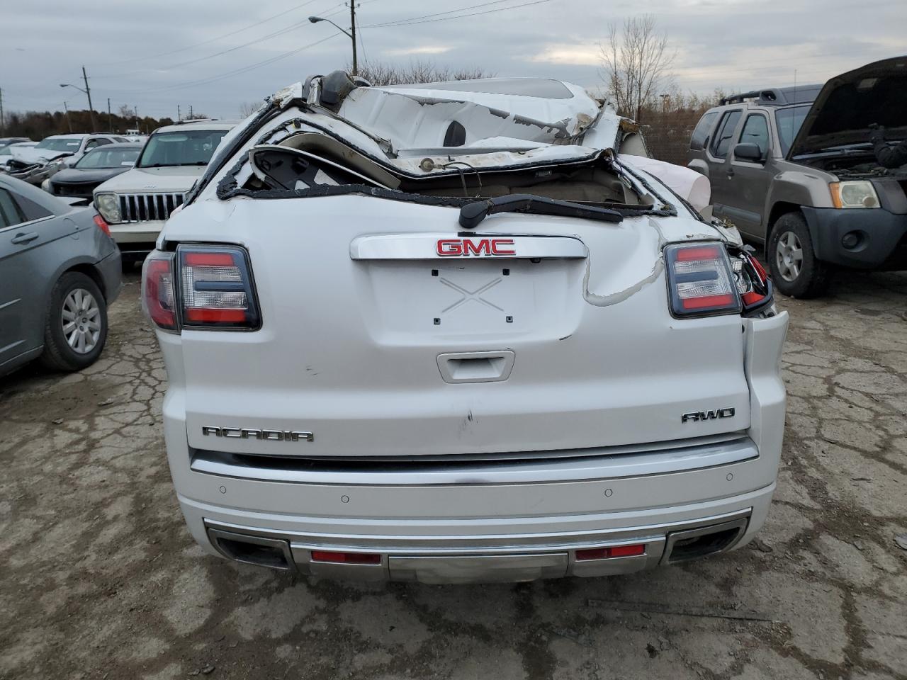2016 GMC Acadia VIN 1GKKVTKDXGJ109375 Copart auction photo, all over damage thumbnail 6
