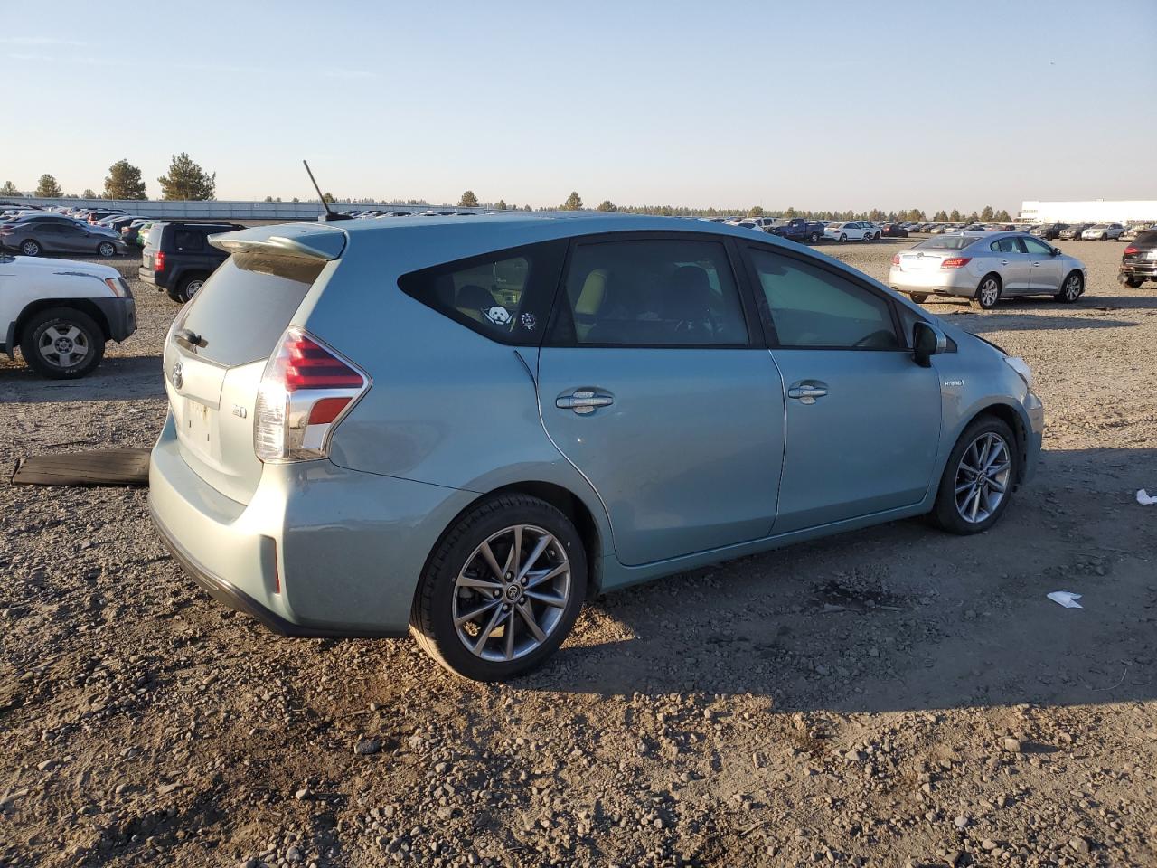 2015 Toyota Prius VIN JTDZN3EU8FJ035121 Copart auction photo, side damage thumbnail 3