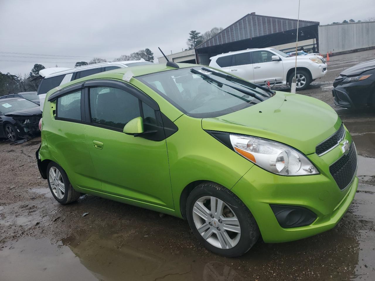 2015 Chevrolet Spark VIN KL8CB6S92FC764695 Copart auction photo, rear end damage thumbnail 4