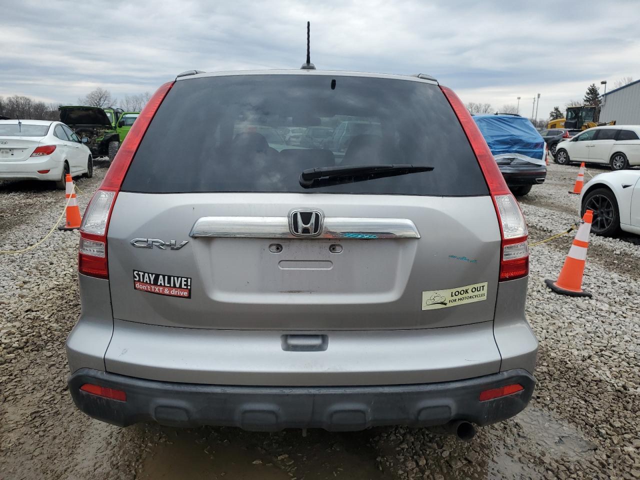 2007 Honda CR-V VIN JHLRE48727C060570 Copart auction photo, front end damage thumbnail 6