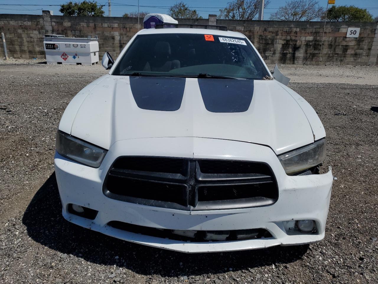 2014 Dodge Charger VIN 2C3CDXCT6EH368321 Copart auction photo, water/flood / rear end damage thumbnail 5