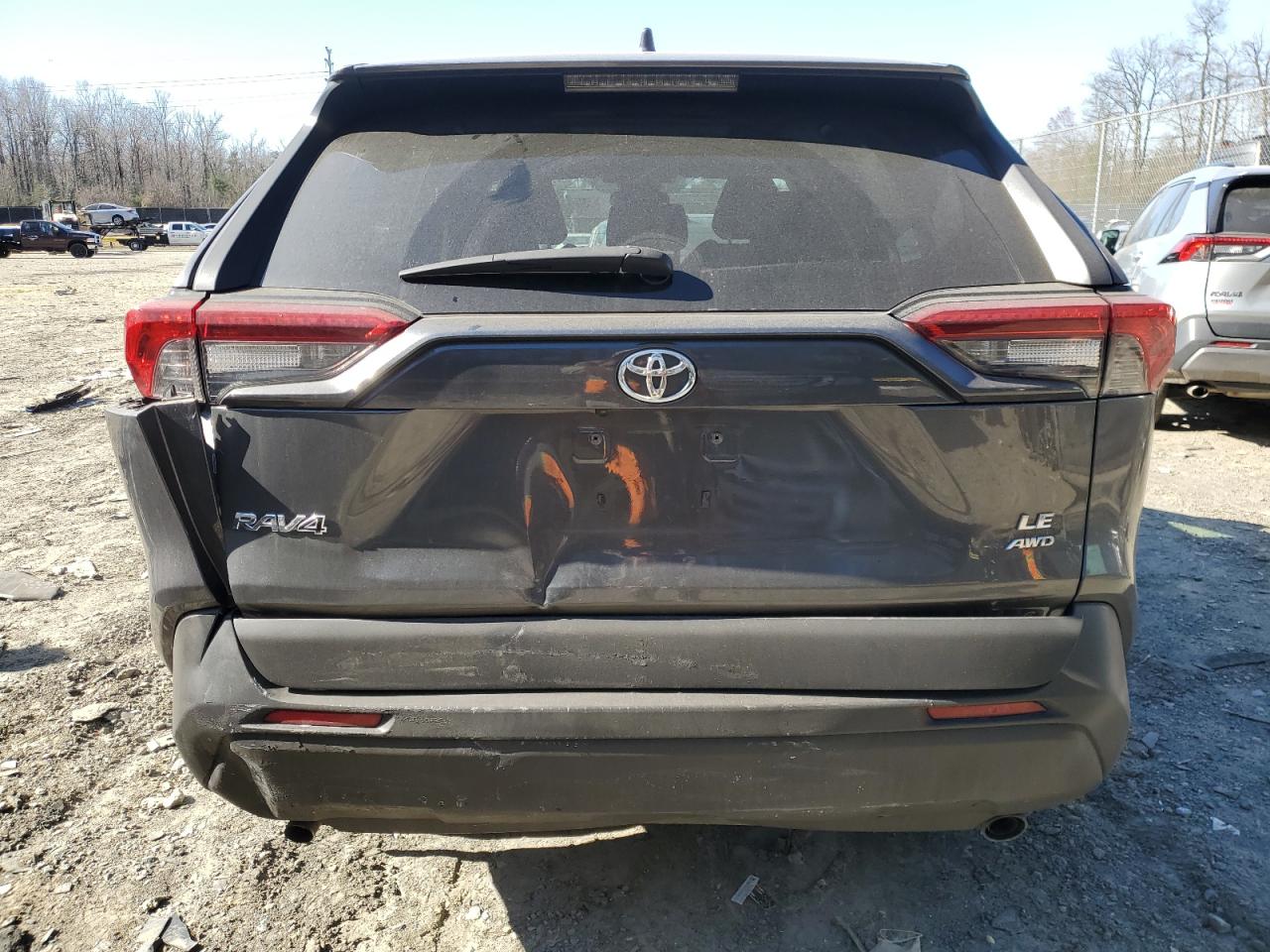 2021 Toyota RAV 4 VIN 2T3G1RFV6MW234082 Copart auction photo, rear end damage thumbnail 6