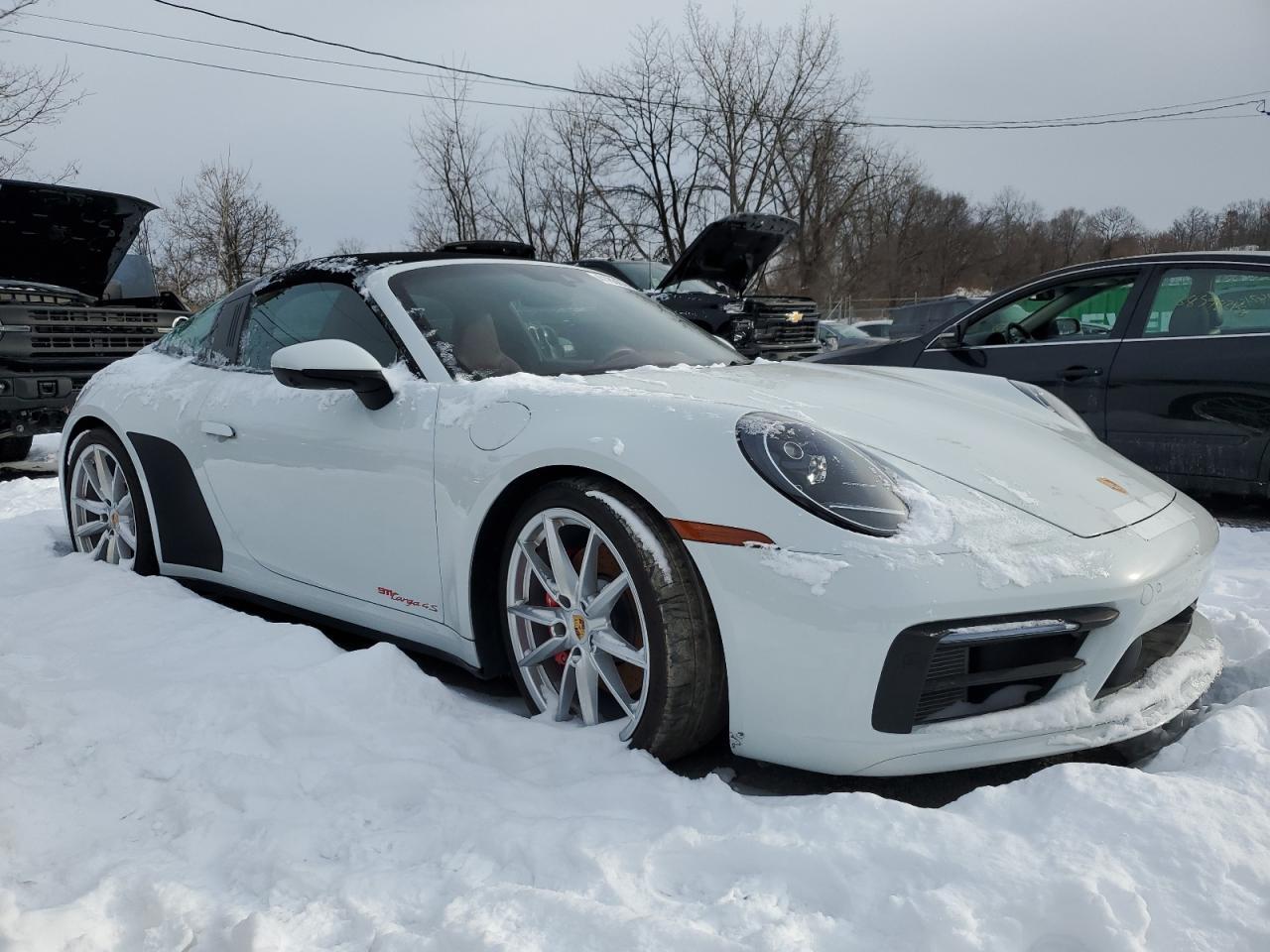 2021 Porsche 911 VIN WP0BB2A92MS235313 Copart auction photo, water/flood damage thumbnail 4