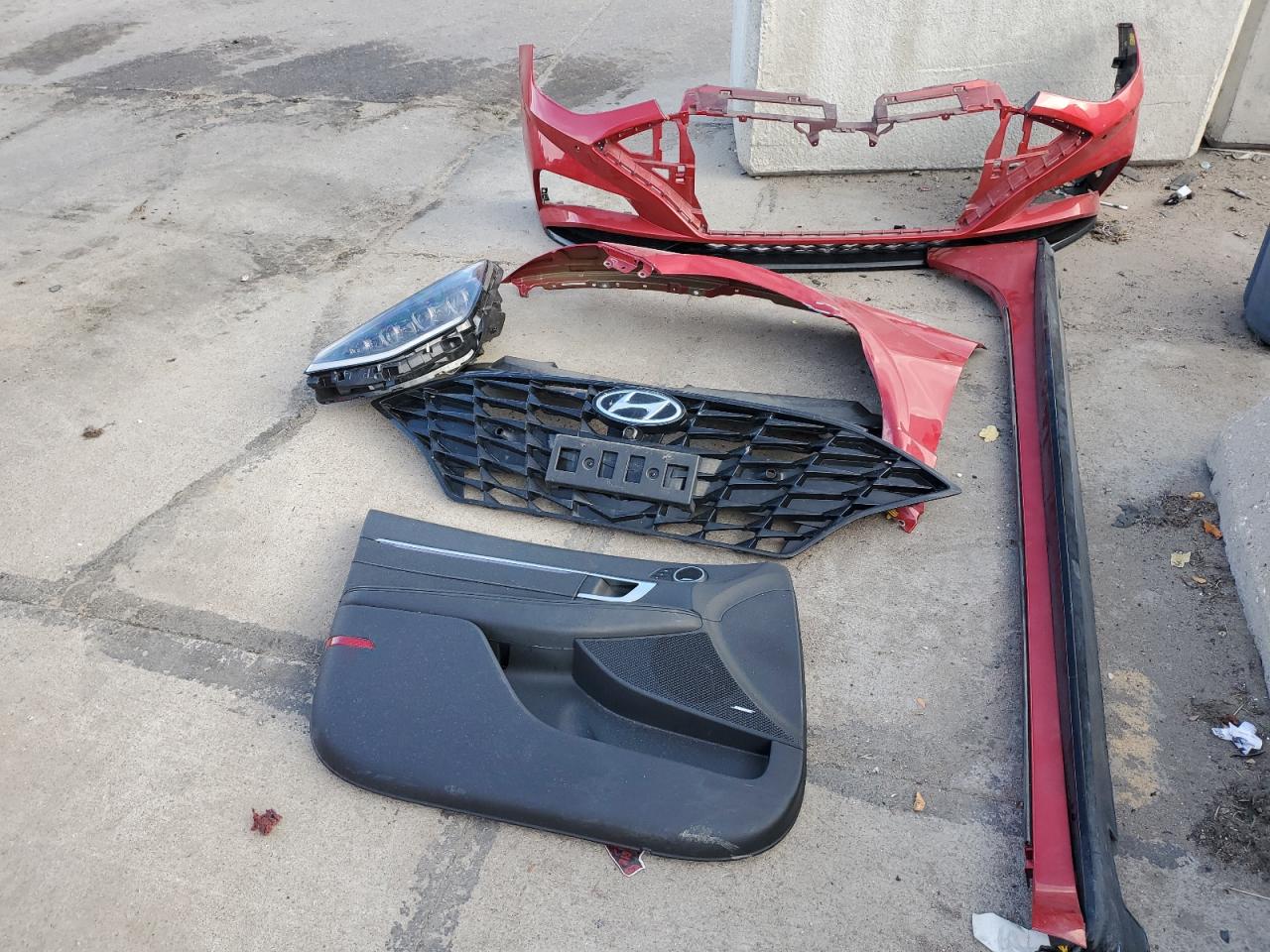 2020 Hyundai Sonata VIN 5NPEH4J29LH023094 Copart auction photo, front end damage thumbnail 12