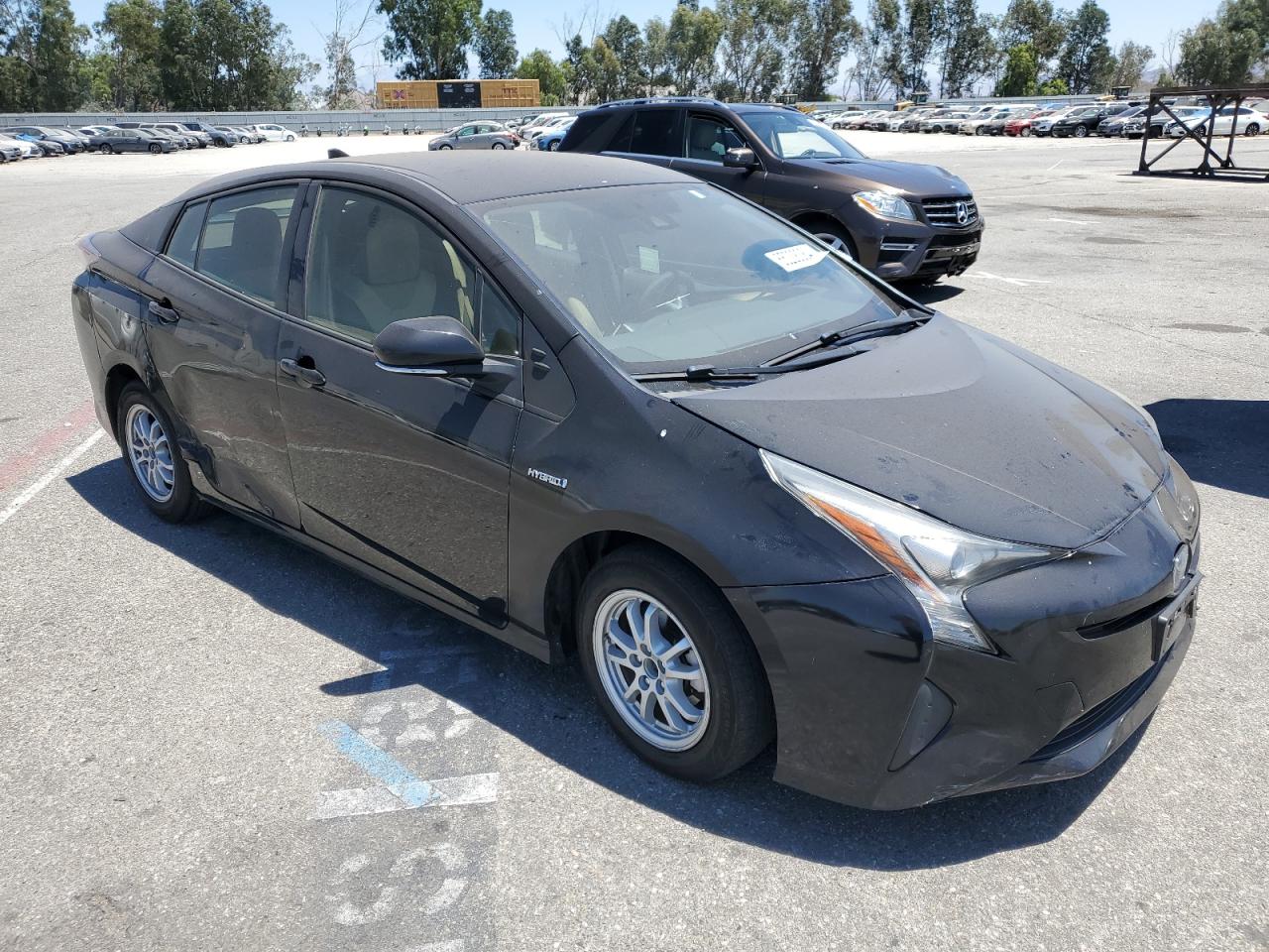 2017 Toyota Prius VIN JTDKBRFU4H3053151 Copart auction photo, side damage thumbnail 4