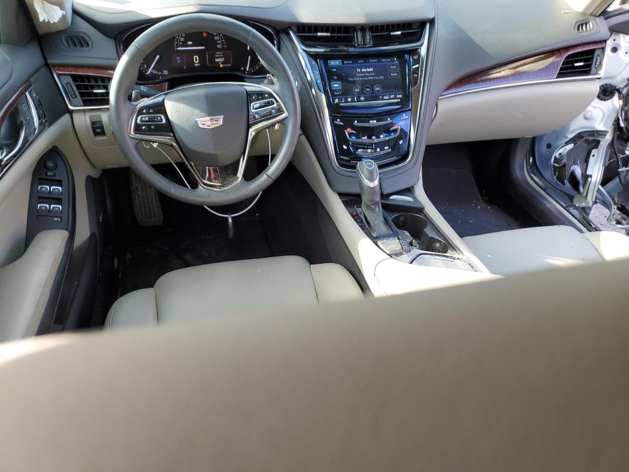 2017 Cadillac CTS VIN 1G6AP5SX7H0211220 Copart auction photo, side / front end damage thumbnail 8