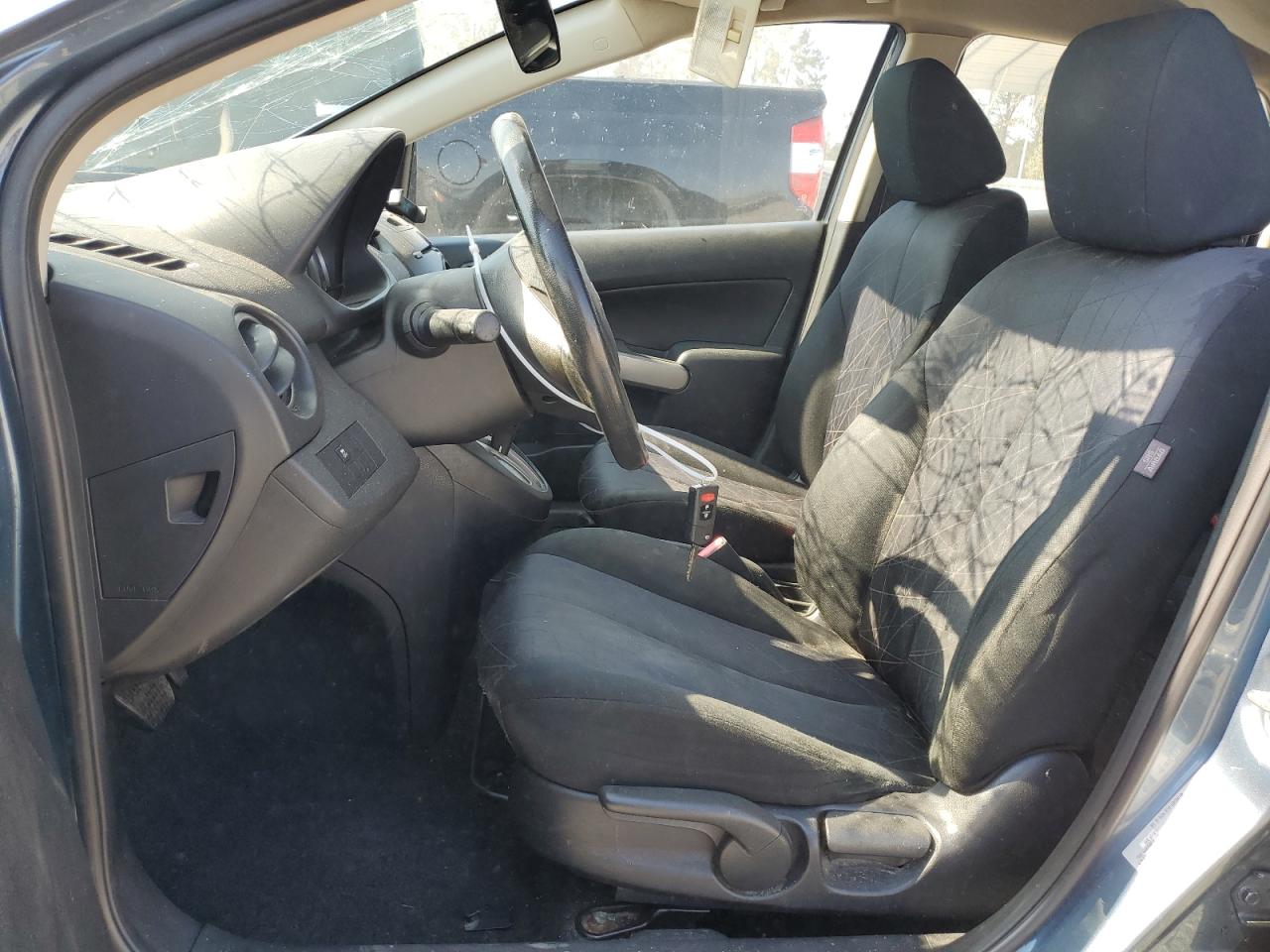 2014 Mazda 2 VIN JM1DE1KYXE0187881 Copart auction photo, top/roof / side damage thumbnail 7