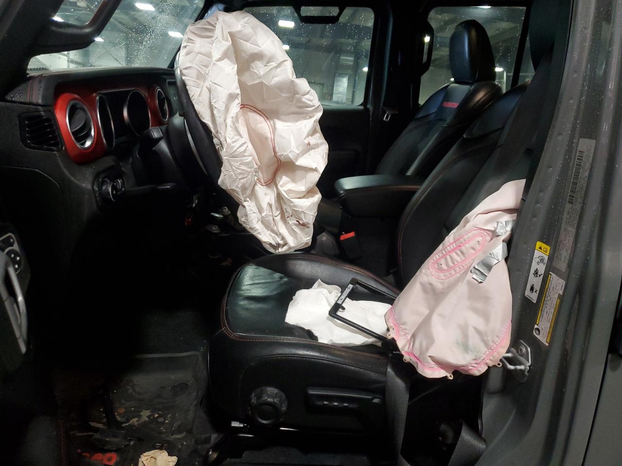 2019 Jeep Wrangler VIN 1C4HJXFN9KW608711 Copart auction photo, front end / side damage thumbnail 7