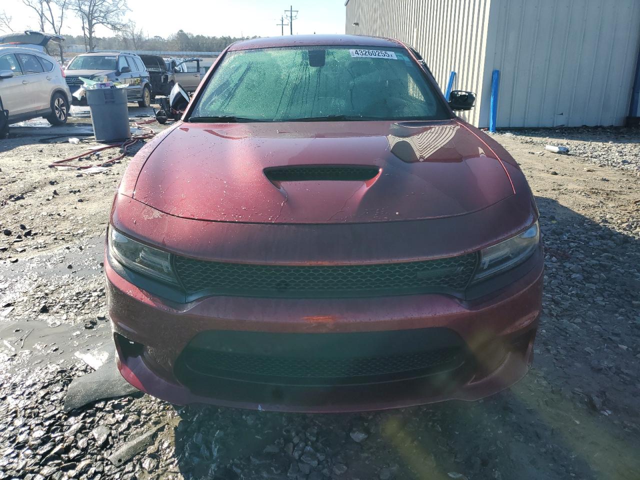 2021 Dodge Charger VIN 2C3CDXHG0MH603693 Copart auction photo, side damage thumbnail 5