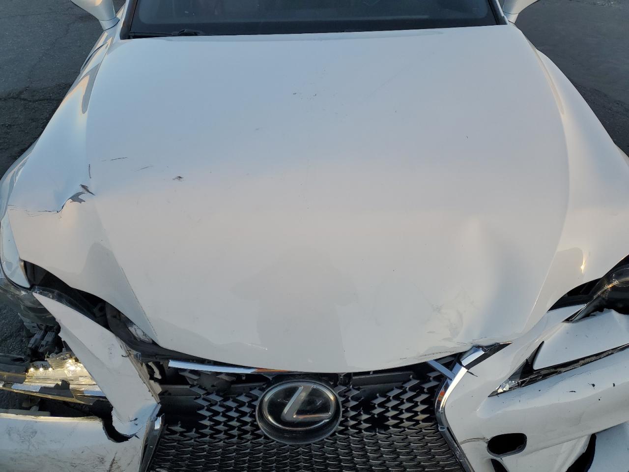 2016 Lexus IS VIN JTHBE1D21G5028221 Copart auction photo, front end damage thumbnail 12