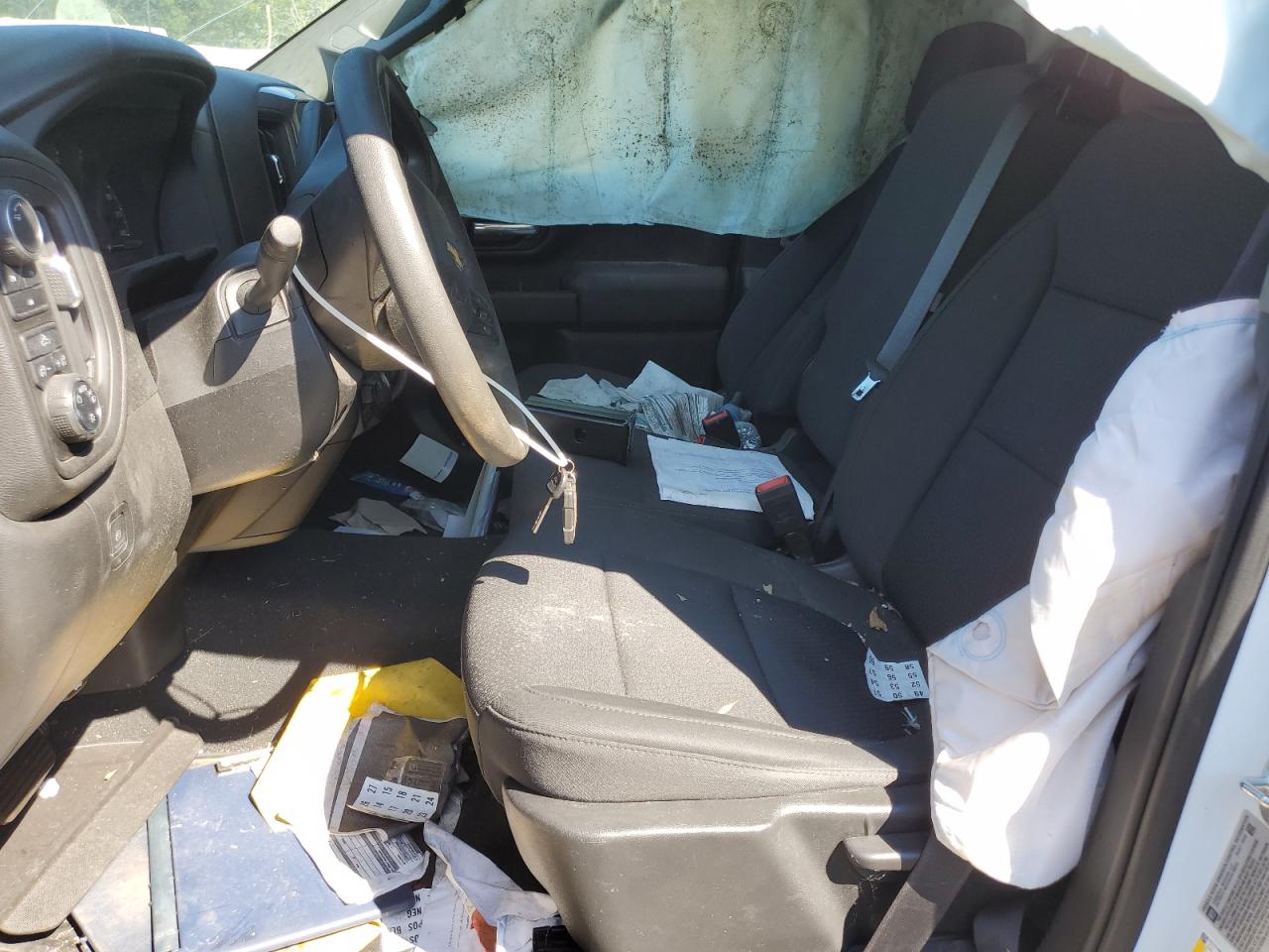 2022 Chevrolet Silverado VIN 1GC5YME74NF262975 Copart auction photo, side damage thumbnail 7