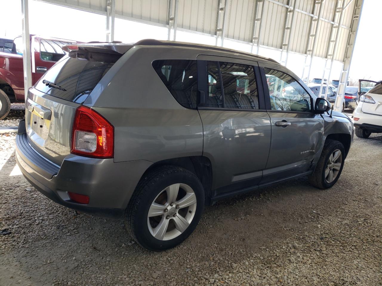 2013 Jeep Compass VIN 1C4NJDBB3DD271979 Copart auction photo, front end / side damage thumbnail 3