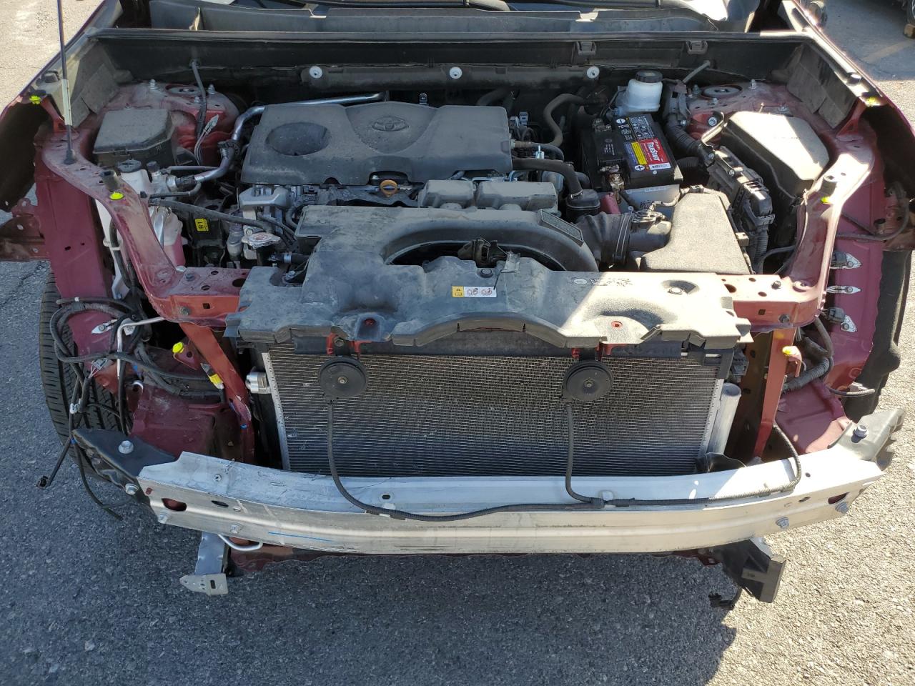 2019 Toyota RAV 4 VIN 2T3W1RFV2KC016862 Copart auction photo, front end damage thumbnail 13