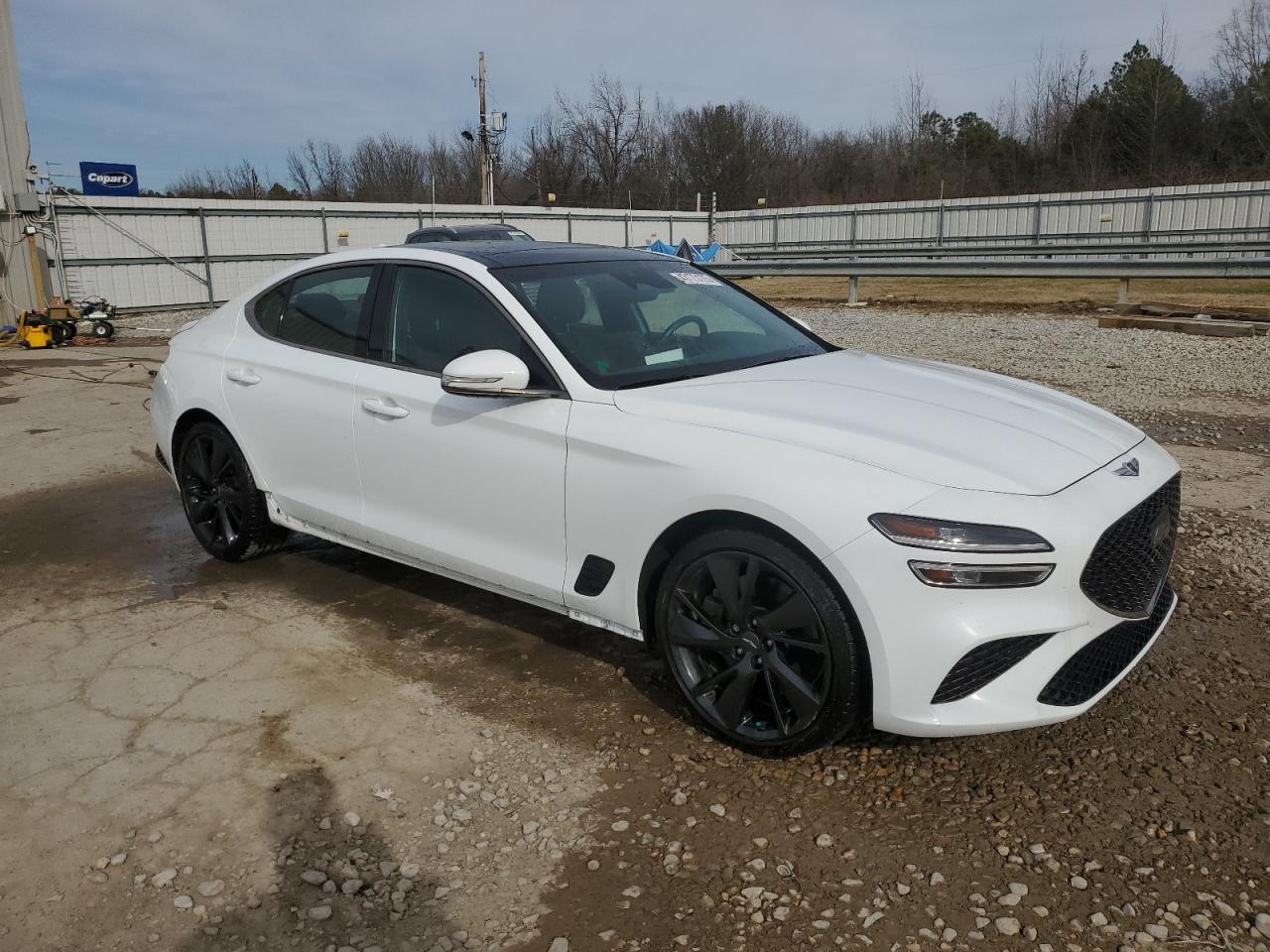 2022 Genesis G70 VIN KMTG54TE3NU081673 Copart auction photo, rear end damage thumbnail 4