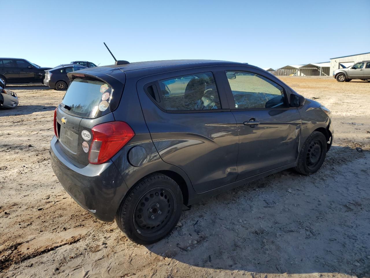 2021 Chevrolet Spark VIN KL8CB6SA7MC705925 Copart auction photo, front end / side damage thumbnail 3